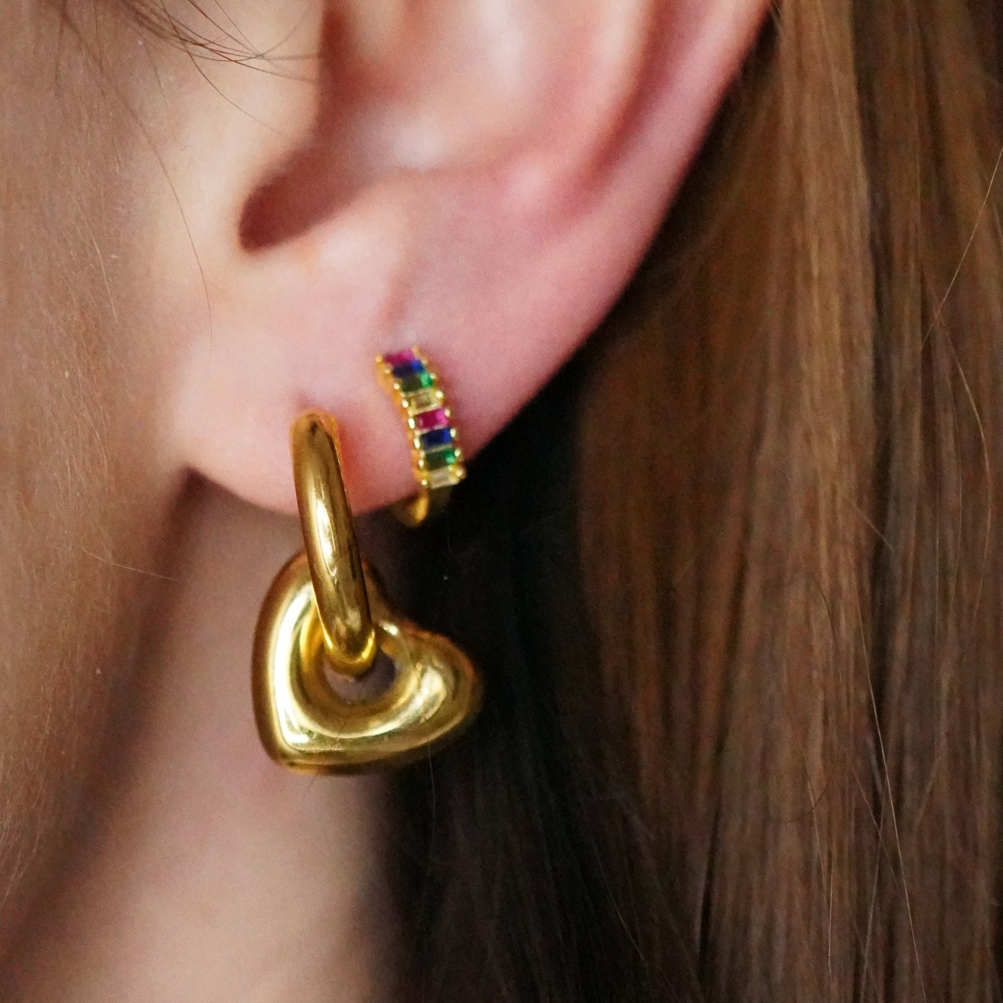 Color Craze Zirconia | Small Hoops