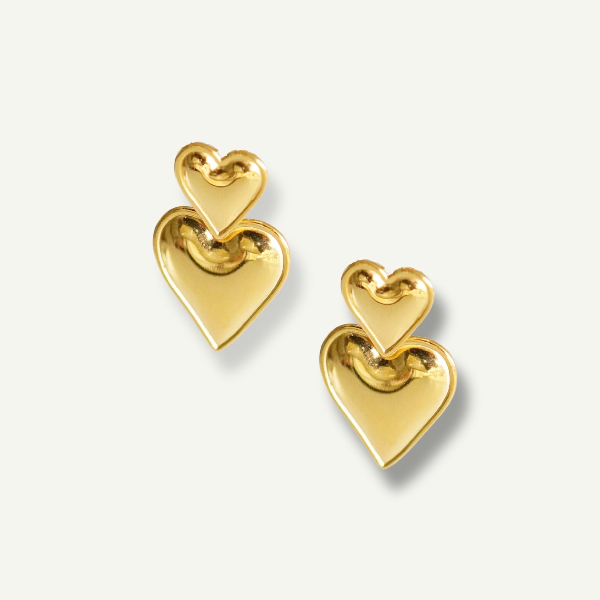 Double Heart | Studs - Jewel Your Way