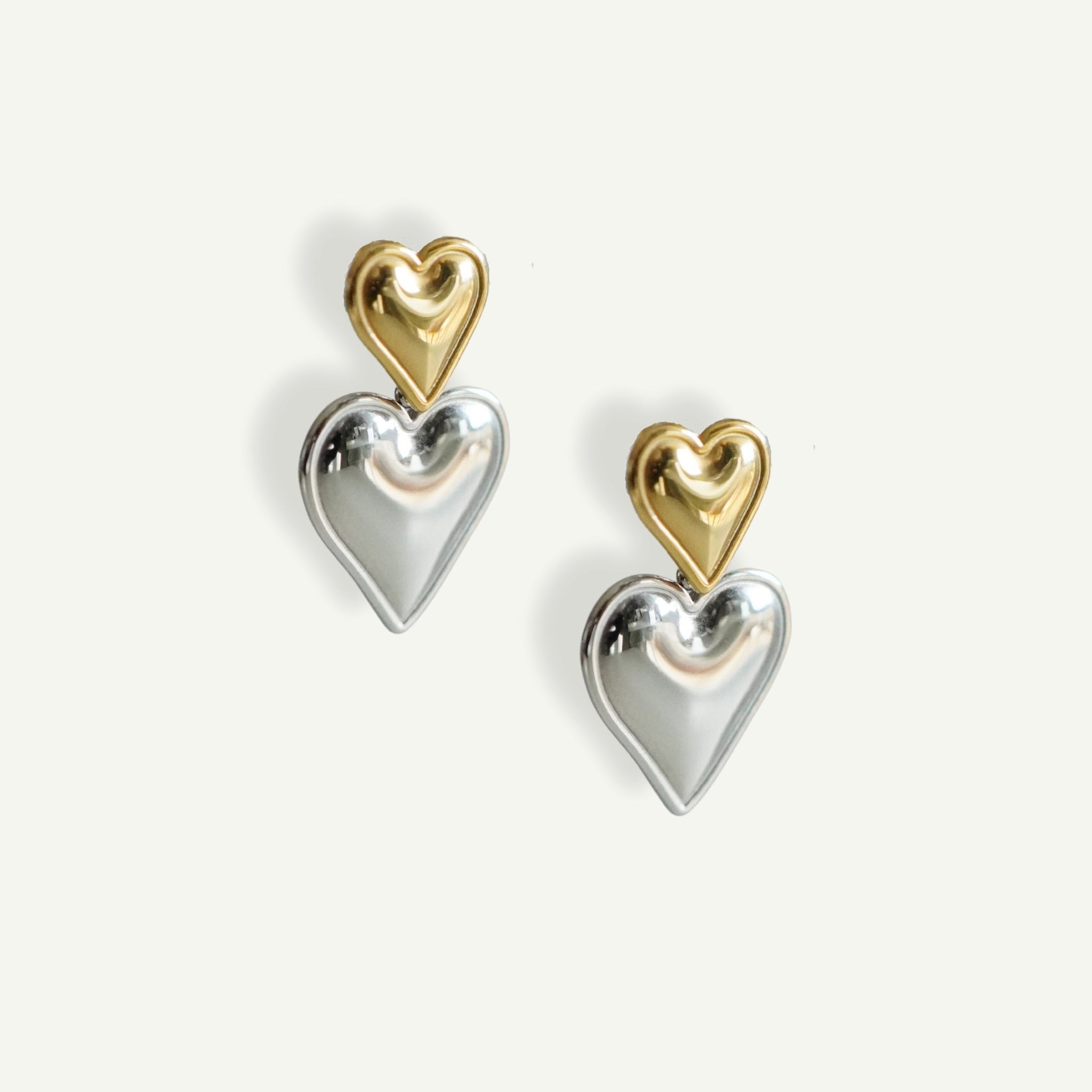 Double Heart | Studs - Jewel Your Way