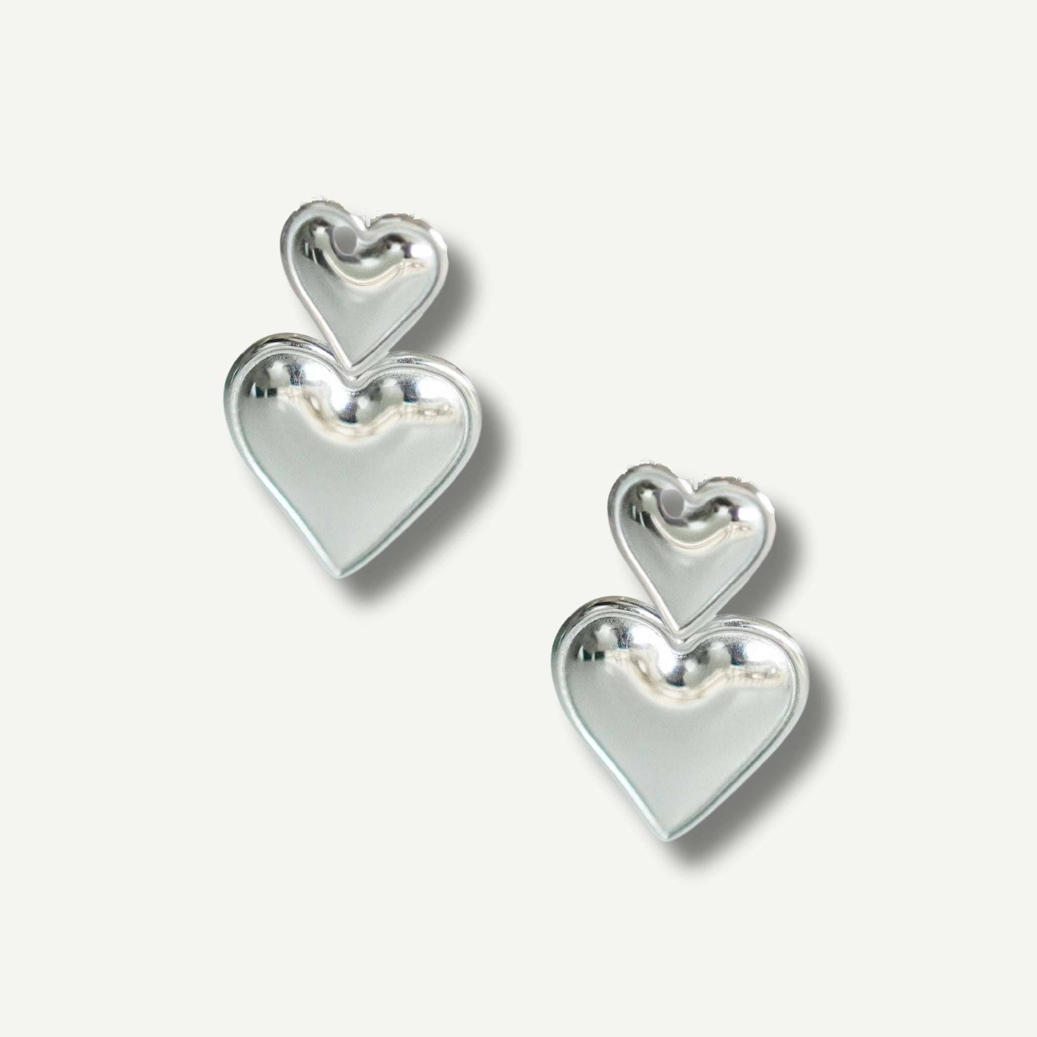 Double Heart | Studs - Jewel Your Way