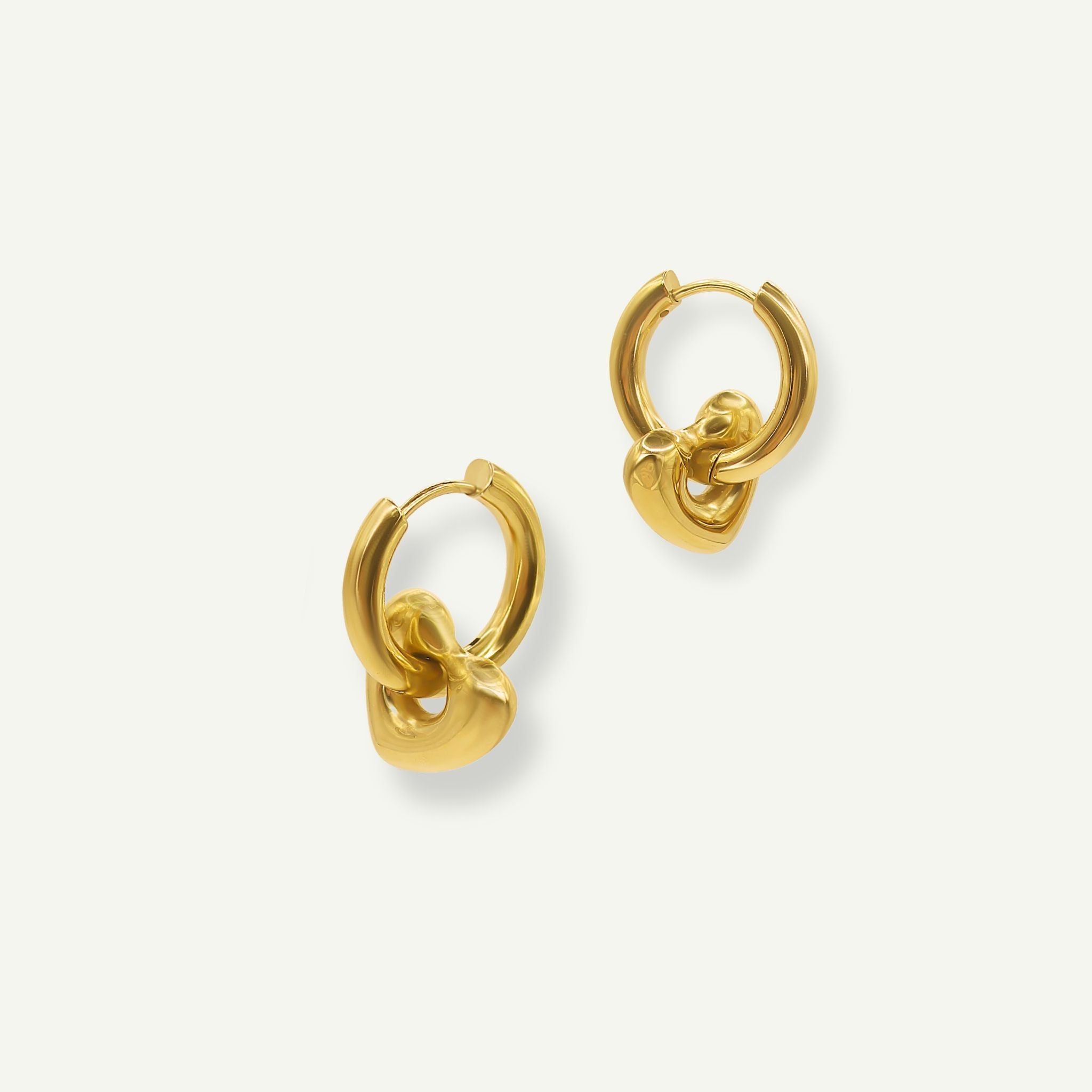 Lux Heart Drops | Hoops - Jewel Your Way