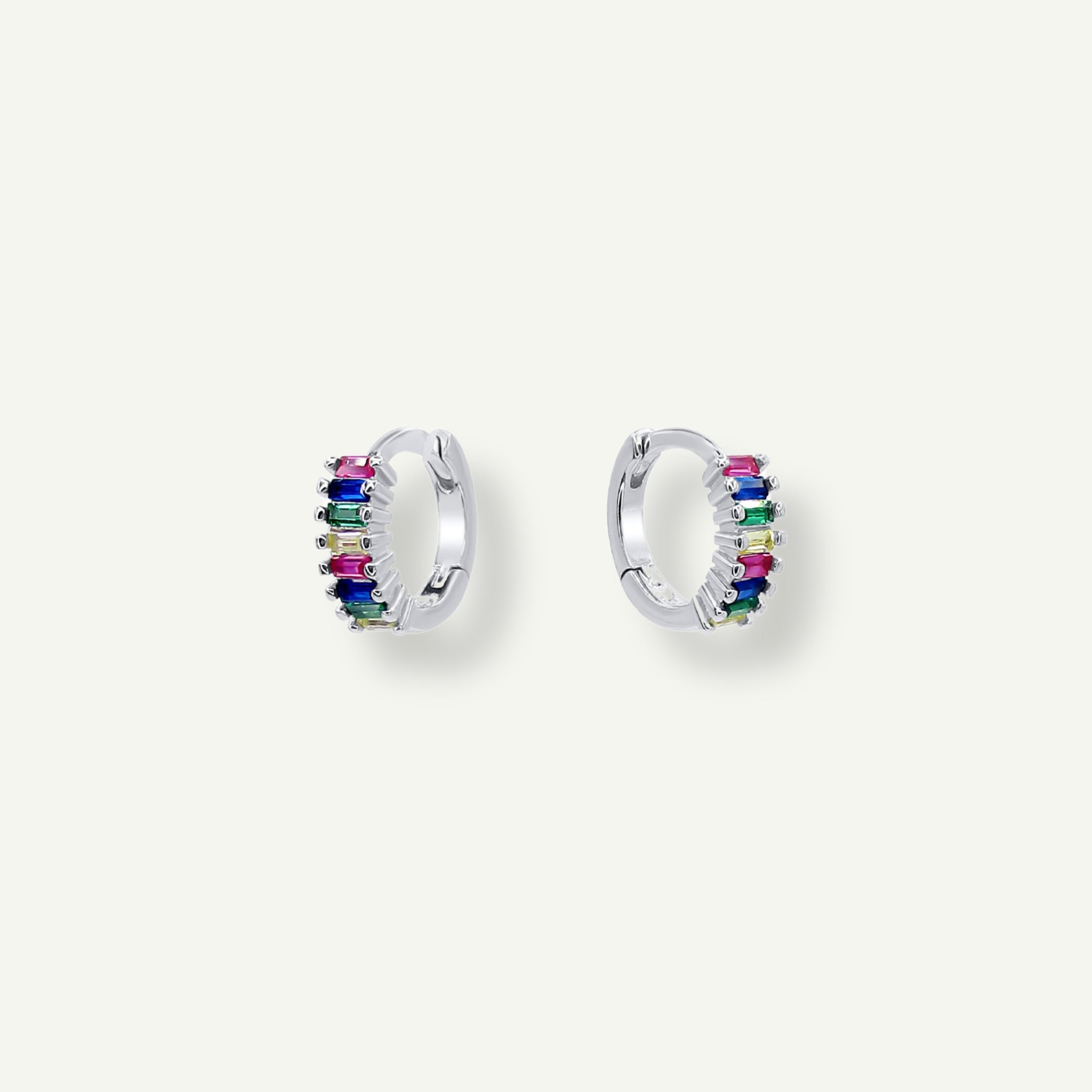 Color Craze Zirconia | Small Hoops - Jewel Your Way