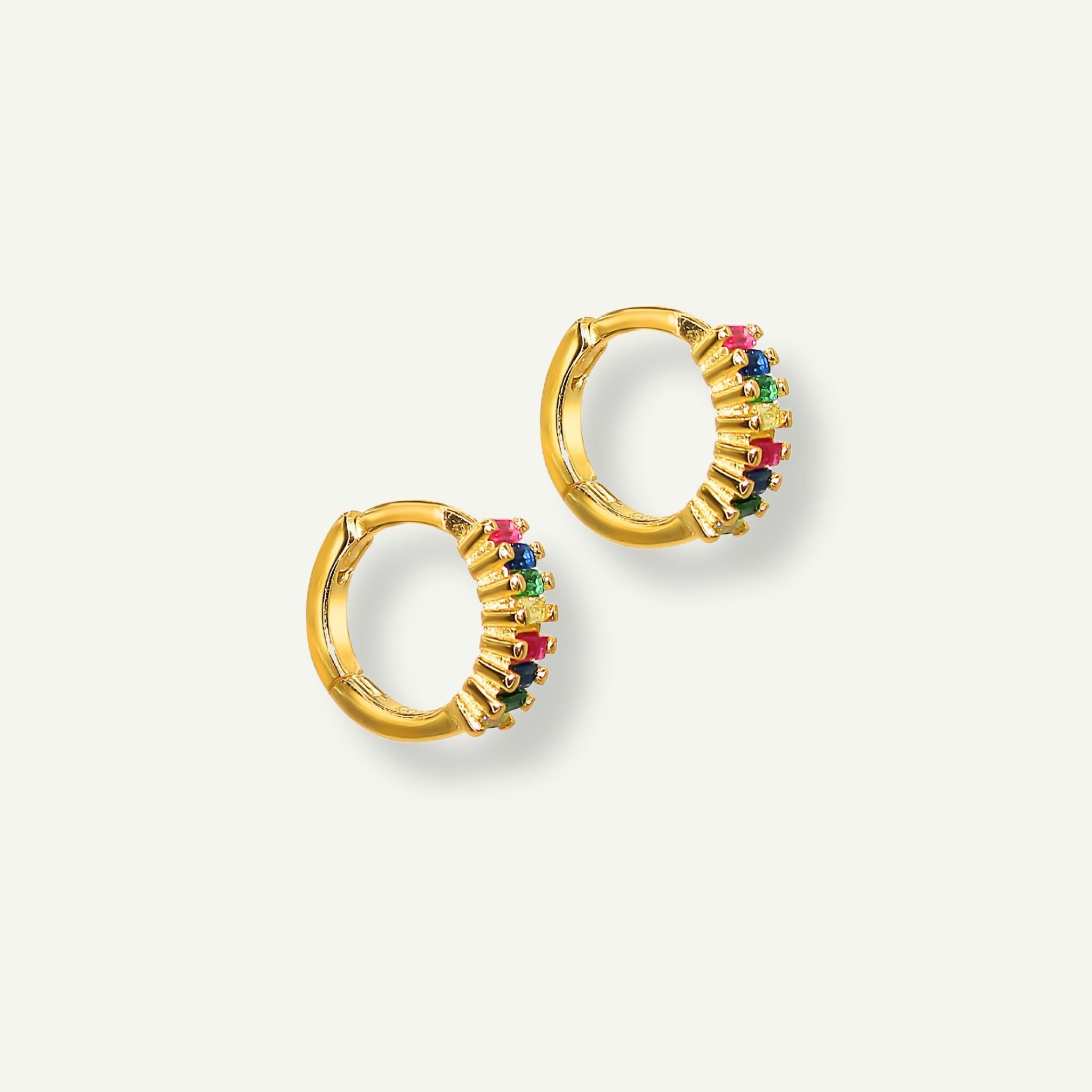 Color Craze Zirconia | Small Hoops - Jewel Your Way