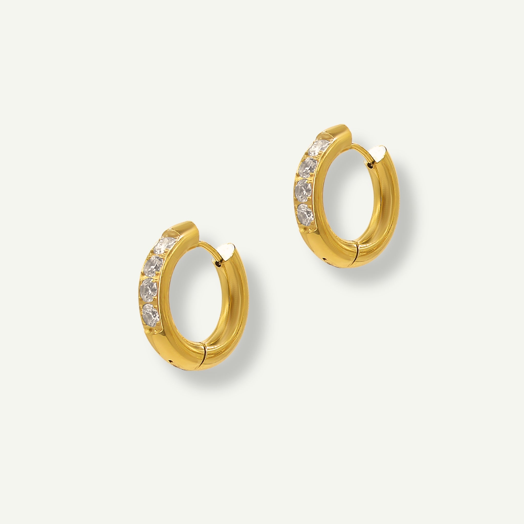 Glisten | Medium Hoops - Jewel Your Way