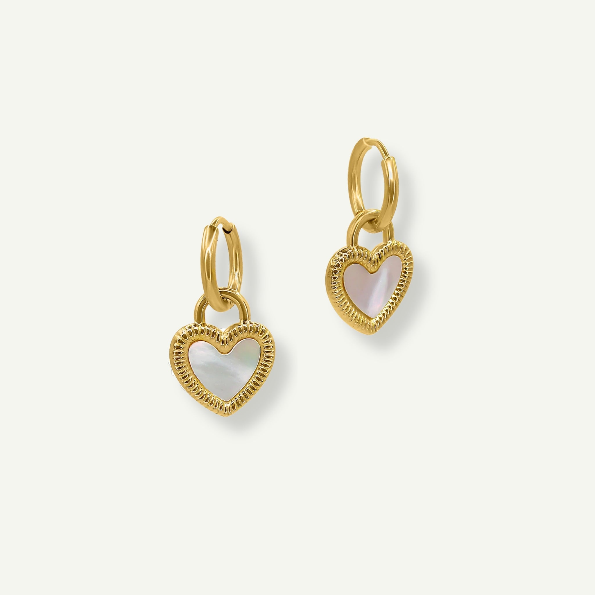 Shell Heart | Hoops - Jewel Your Way