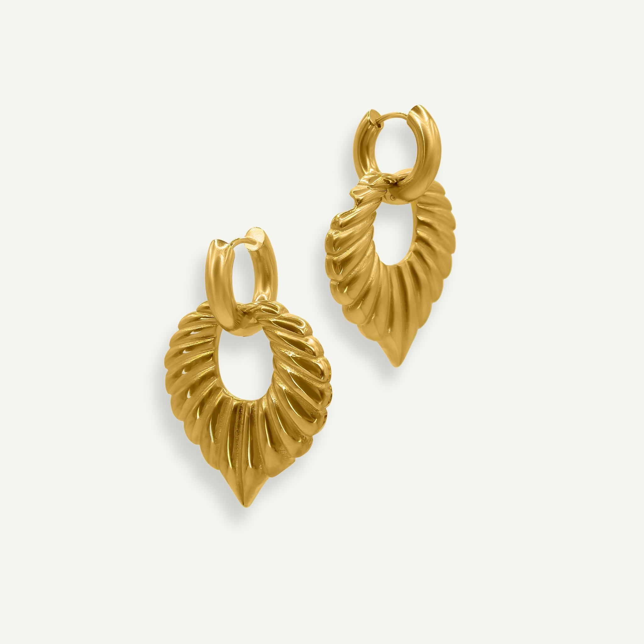 Tropical Leaf | Hoops - Jewel Your Way