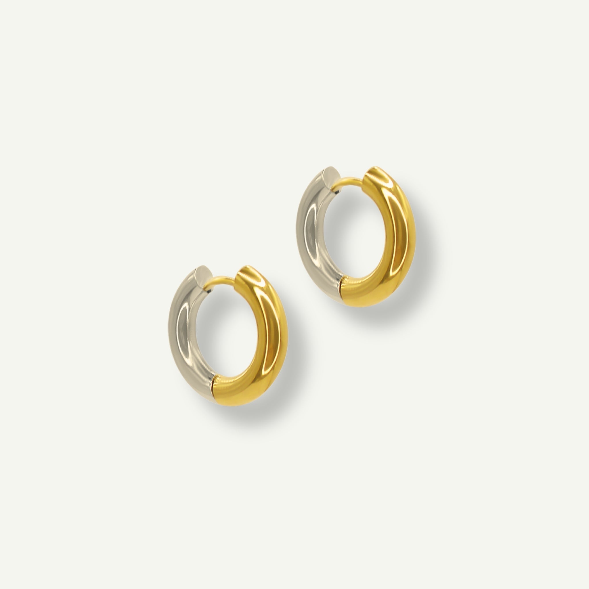 Two toned | Medium Hoops - Jewel Your Way