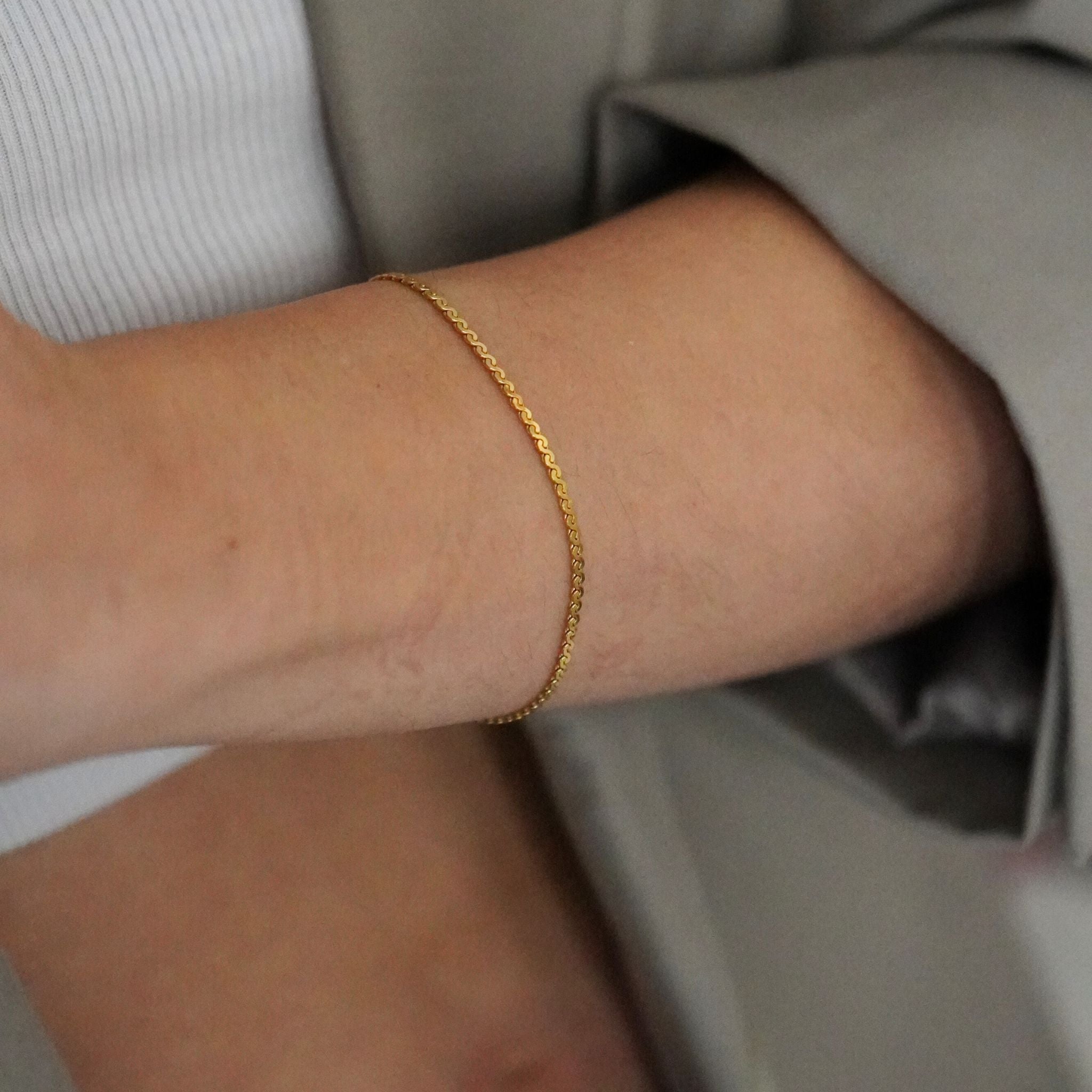 Wavy Chain | Bracelet - Jewel Your Way